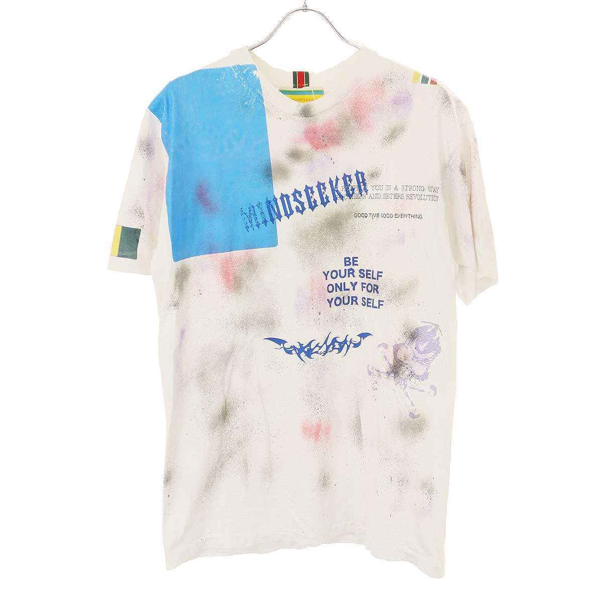 mindseeker マインドシーカー 19SS スプラッシュペイントTシャツ MS 