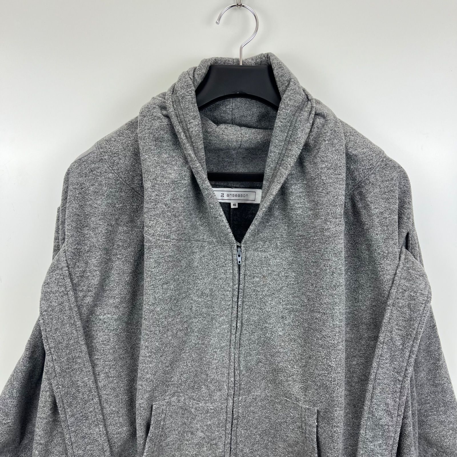 ANREALAGE anseason design fleece jacket 46 アンリアレイジ アン