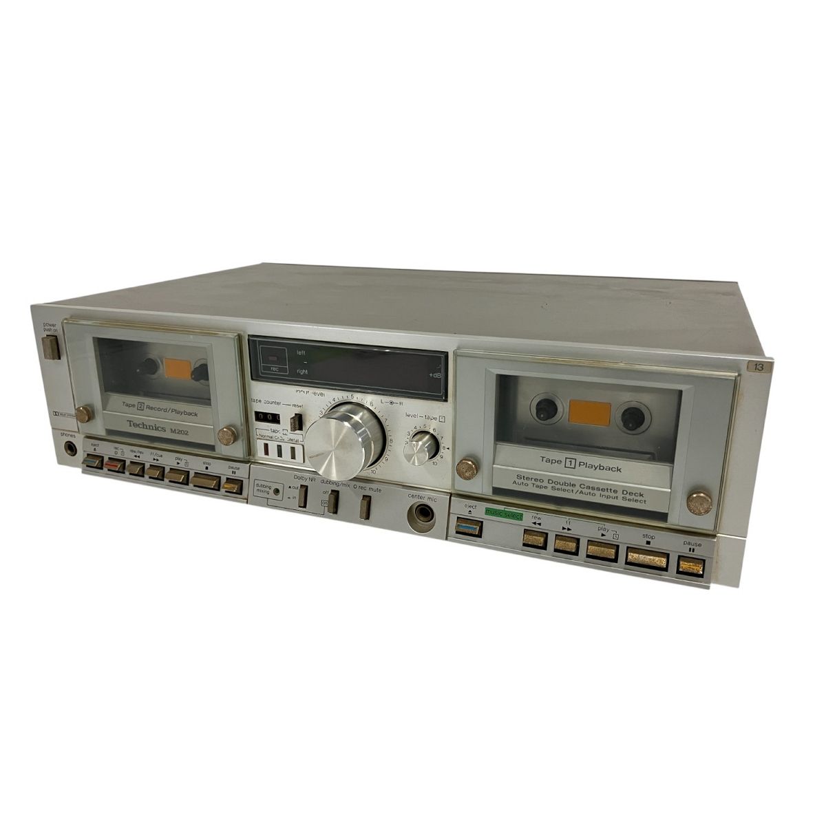Technics テクニクス RS-M202 ダブルカセットデッキ 音響機材 訳有 B9976713