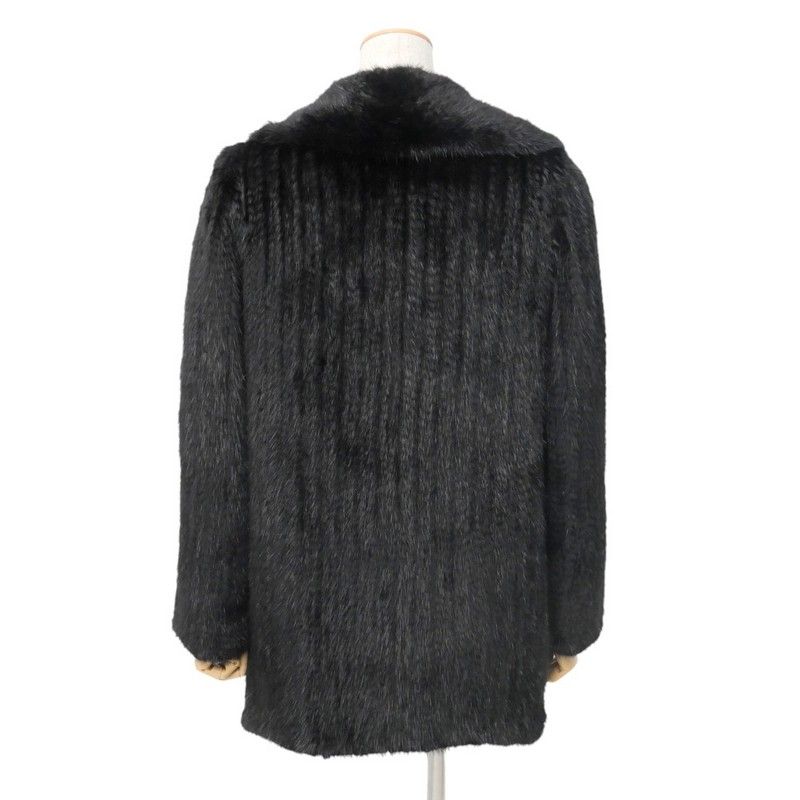 □美品□LEONARD レオナール コート サイズ9R ミンクヤーン MINK 