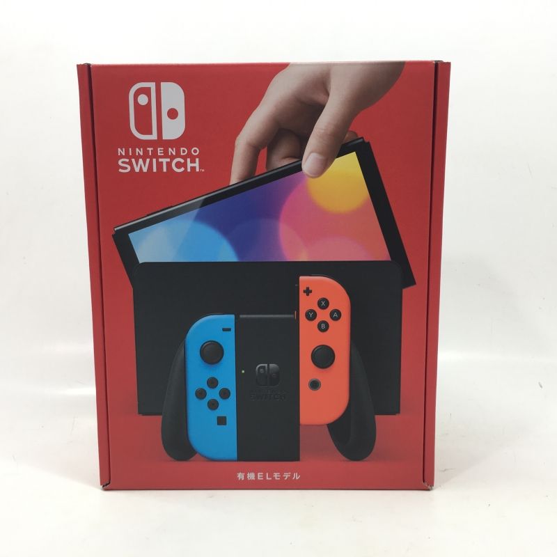 01w-1029 〇 未使用品 Nintendo Switch本体 有機ELモデル Joy-Con(L)ネオンブルー/(R)ネオンレッド  ニンテンドースイッチ 【中古品】 - メルカリ