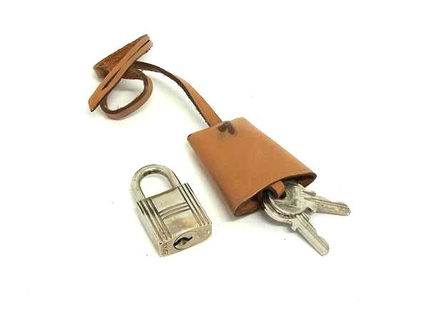 HERMES エルメス ボックスカーフ クロシェット カデナ 南京錠