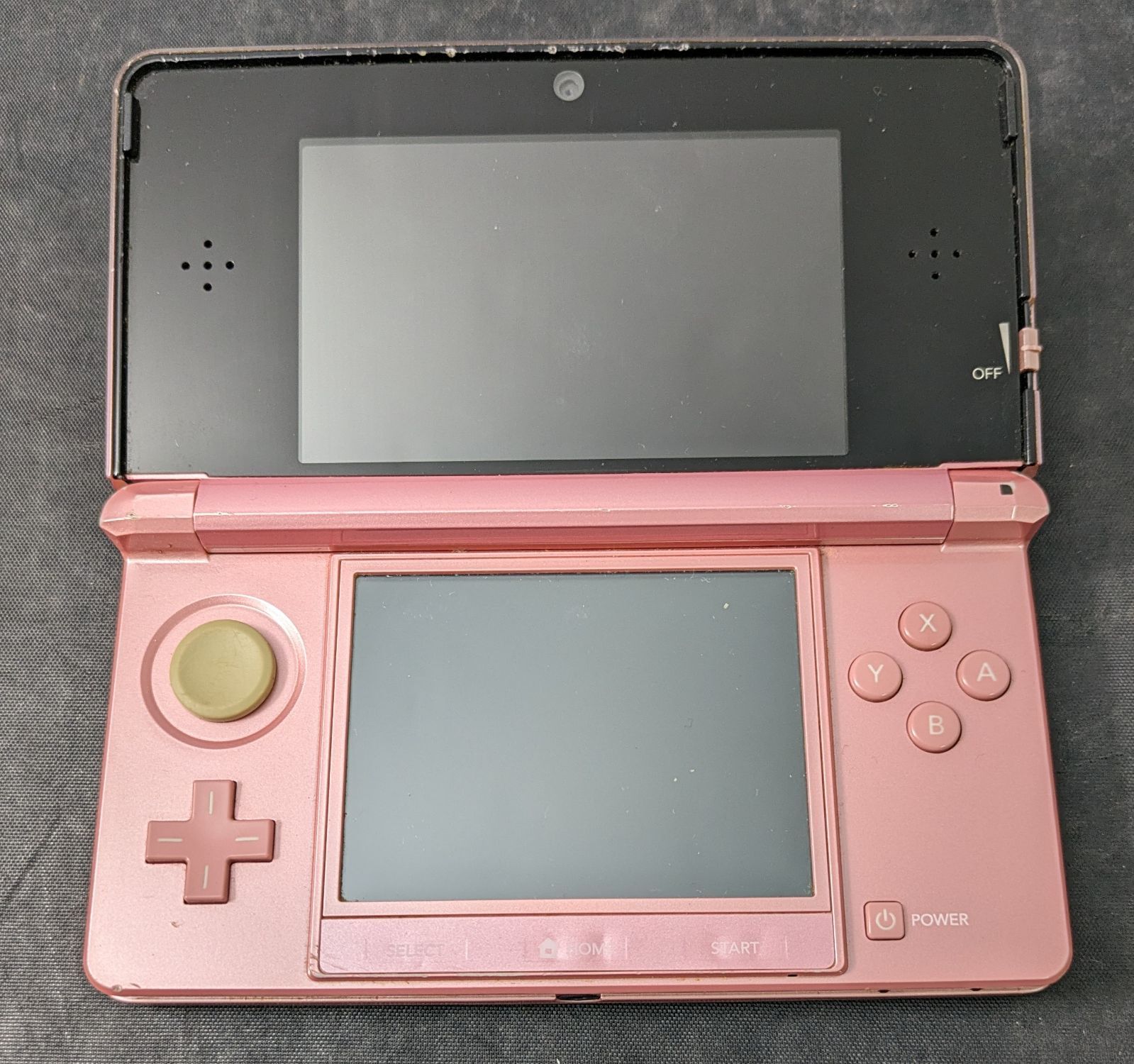 ニンテンドー3DS 本体 ミスティピンク　（ジャンク） ジャンク 】ニンテンドー 3DS ミスティピンク ソフト読み込み