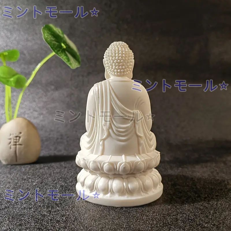 釈迦牟尼 置物 大仏 ブッタ 座禅 瞑想 風水 仏像 彫刻 樹脂 現代美術