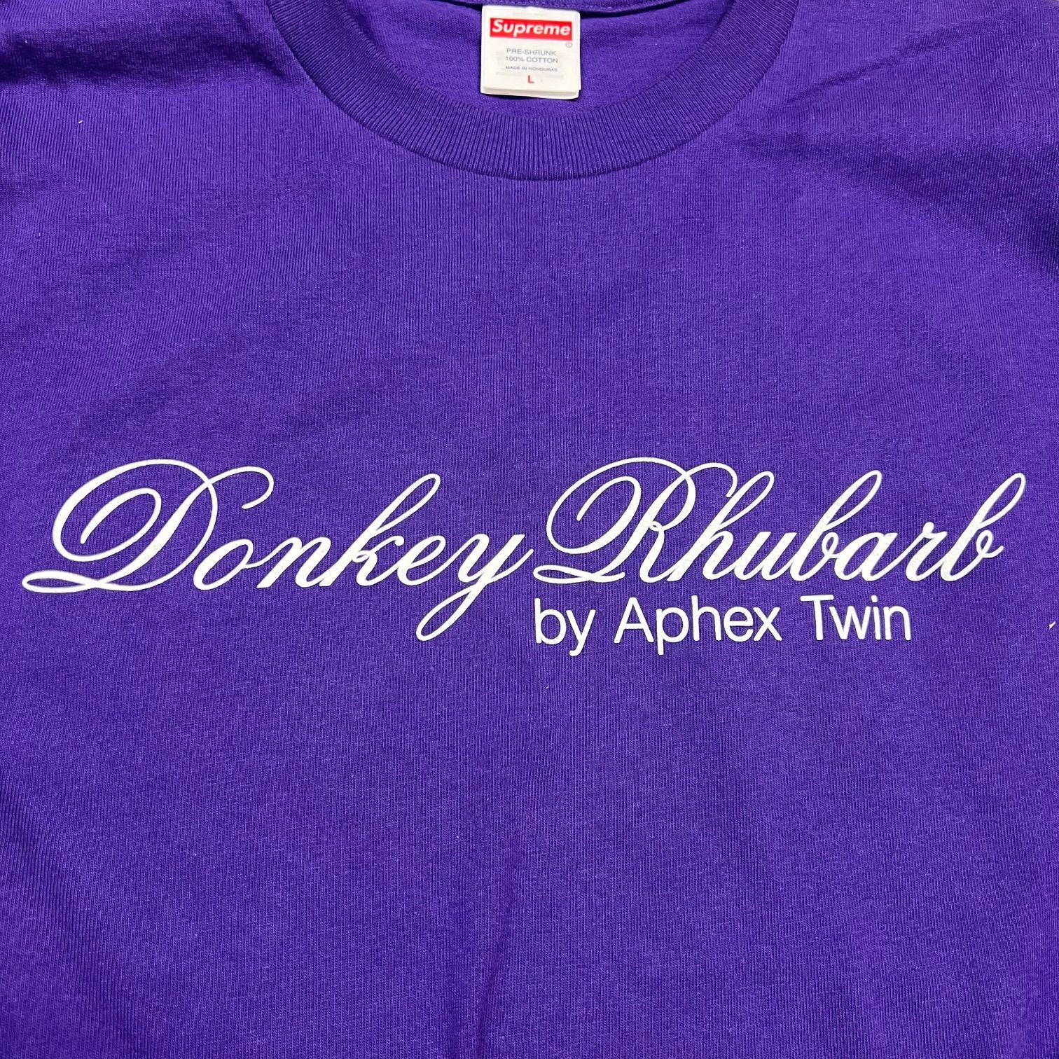 国内正規 Supreme × Aphex Twin 25SS Donkey Rhubarb L/S Tee