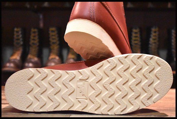 し*ん様 18年限定復刻犬タグ8877レッドウィング赤茶10Dオロラセット 10D 箱付 未使用 犬タグ復刻 18年】レッドウィング 8877 ロング アイ