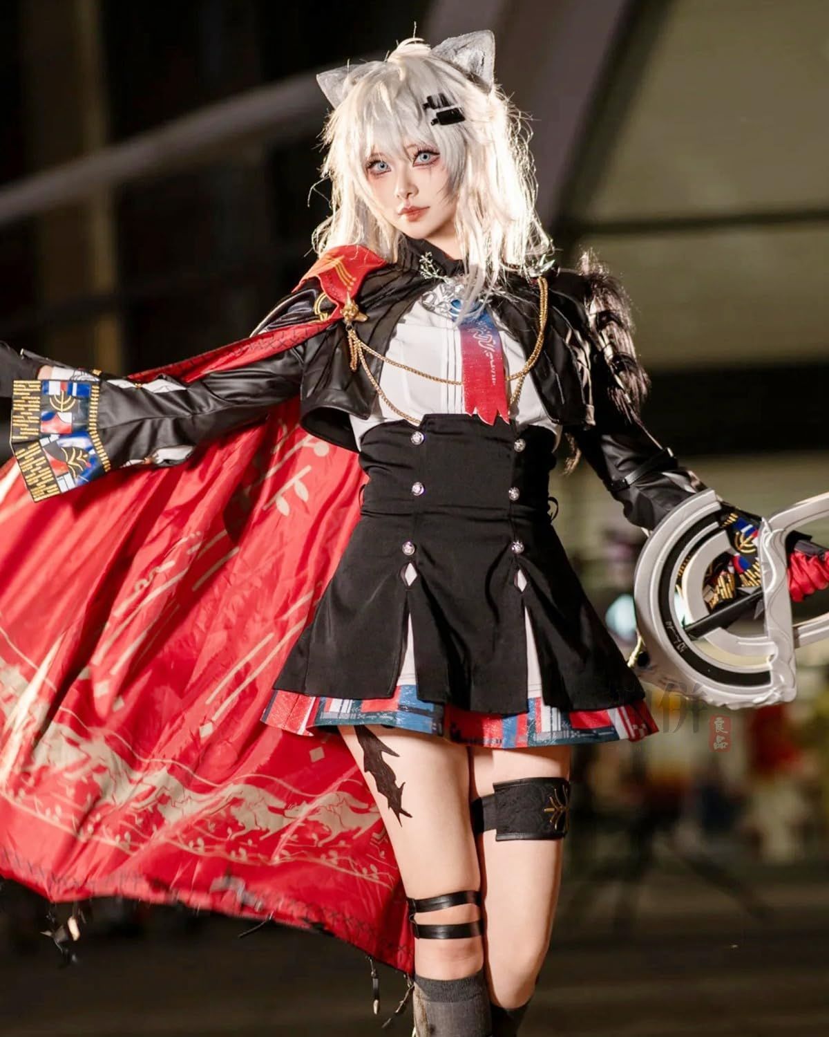 高品質 アークナイツ コスプレ ウィッグ付き 博士 忍冬 ラップランド ゴールデングロー テレジア コスプレ衣装 大人用 仮装 アニメ衣装BJ0925ML03 ハロウィン