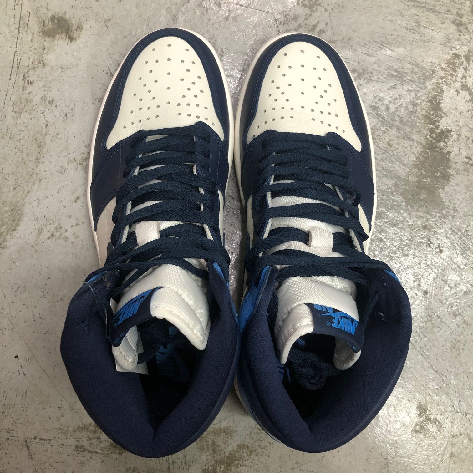 新品 Nike Air Jordan 1 Retro High OG Obsidian/University Blue 