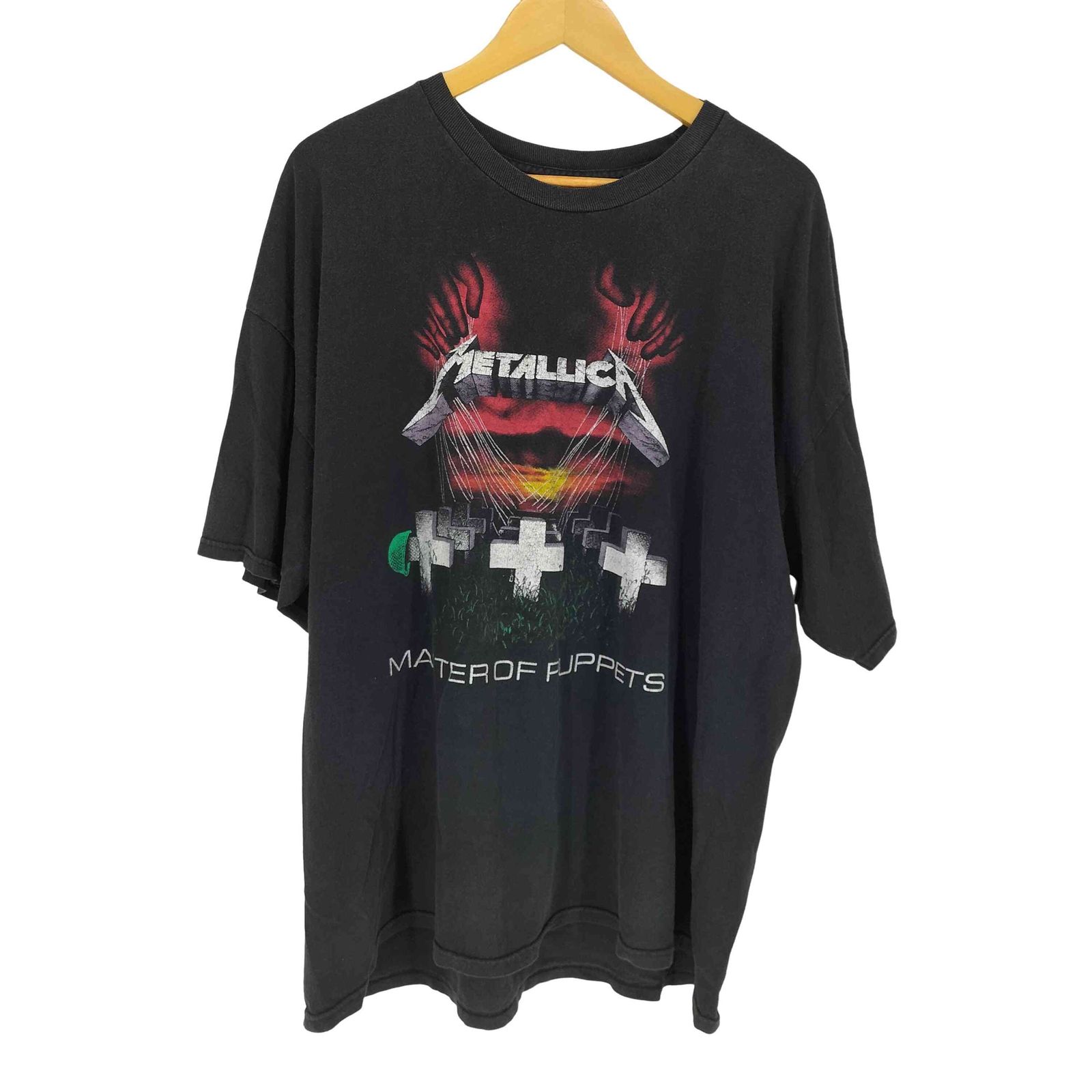 ユーズドフルギ USED古着 MASTER OF PUPPETS 両面プリントクルーネックバンドTシャツ メンズ JPN：XXL 