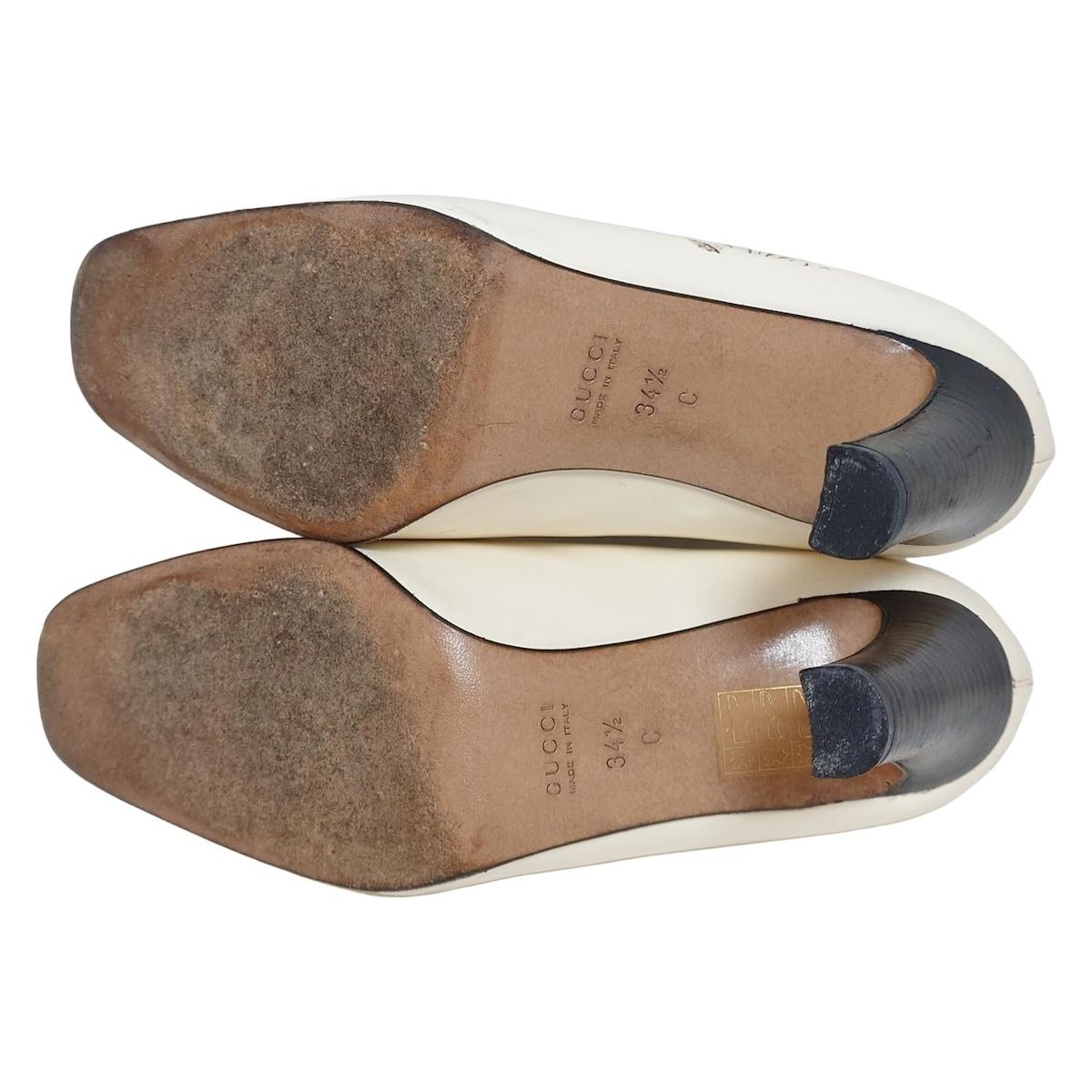 GUCCI(グッチ) パンプス 34 1/2 C レディース - アイボリー