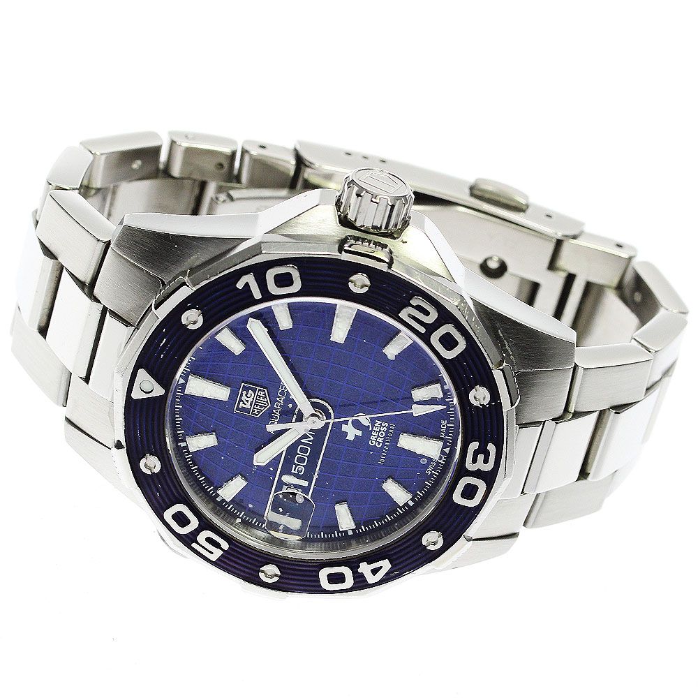 TAG Heuer メンズ 時計 タグホイヤー TAG HEUER WAJ2116 アクアレーサー500M グリーン クロス