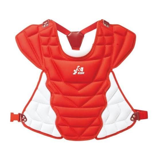 新品】SSK 少年硬式用 キャッチャー プロテクター の通販 レッド