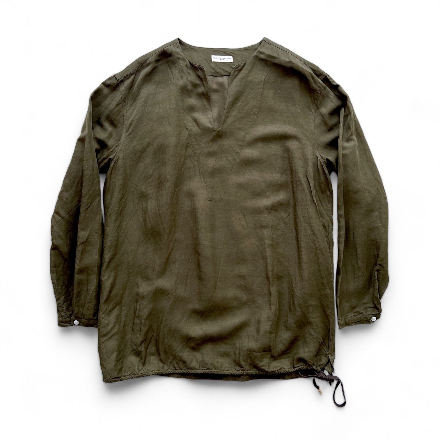 Aquellos Ojos Verdes アケヨス オホス ヴェルデス Key neck smock キーネックスモック