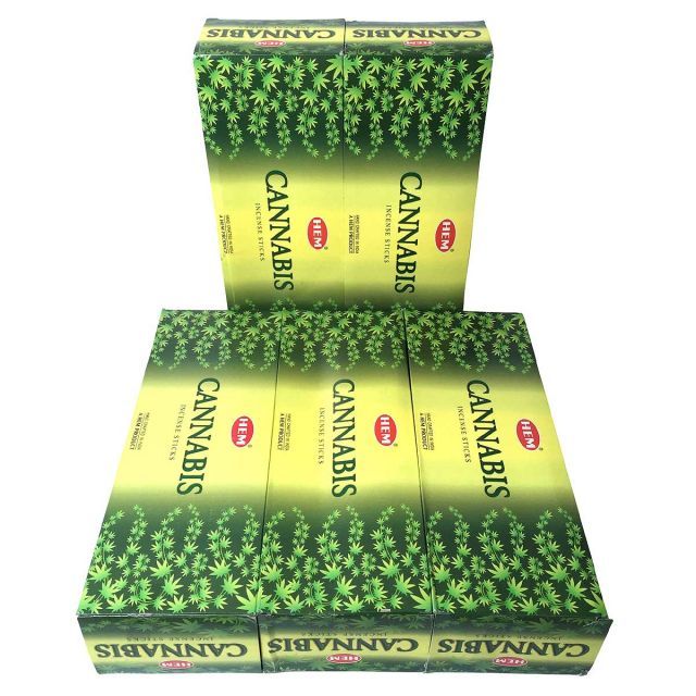 お香 カナビス香 スティック 卸おまとめプライス5BOX(30箱) /HEM　CANNABIS/ インド香
