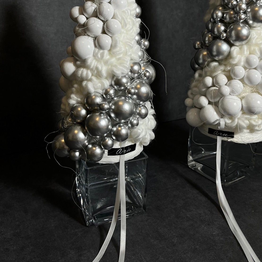 ワイヤークラフト ディップフラワー ボタニカルリース 壁飾り