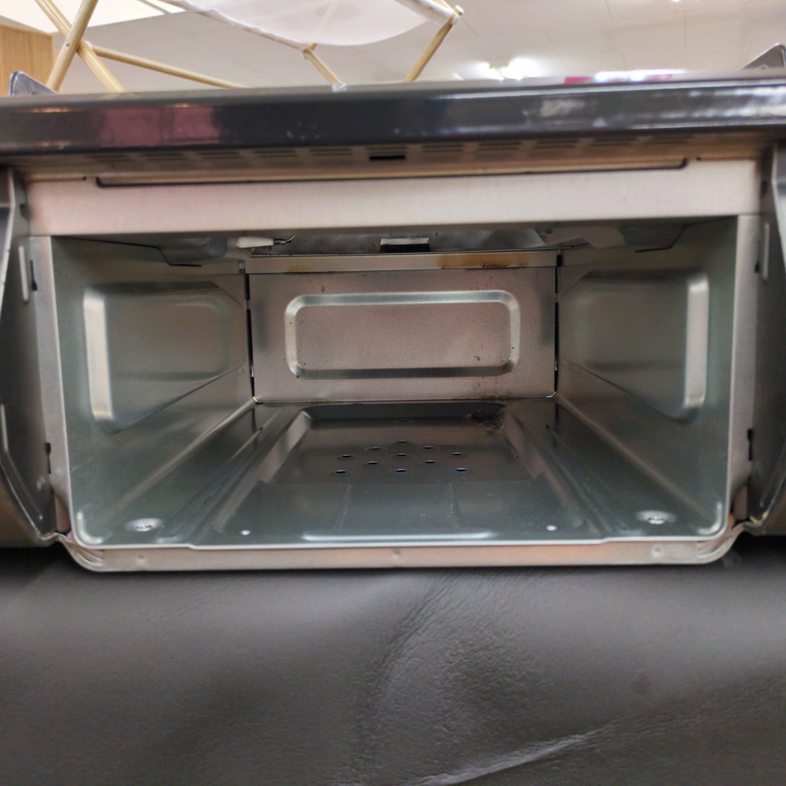 J342 ☆ｸﾞﾘﾙ使用感☆Rinnai☆都市ガスコンロ☆水無し片面焼きグリル  