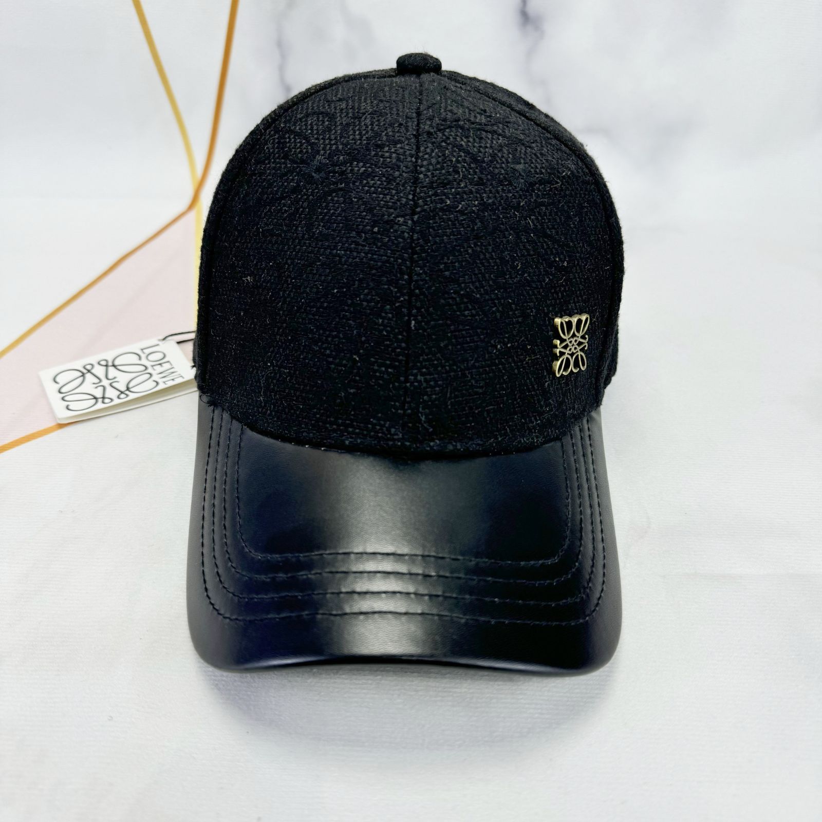 小売業者 【正規品】LOEWE キャップ ブラック サイズフリー 正規品