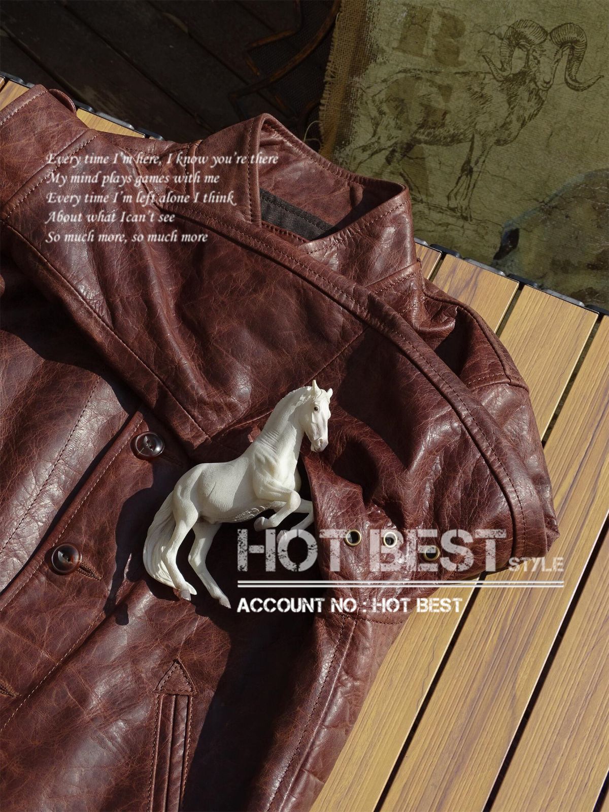 0.9mm ホースハイド 復刻30's A-1タイプ アインシュタイン 柔らかめ 革