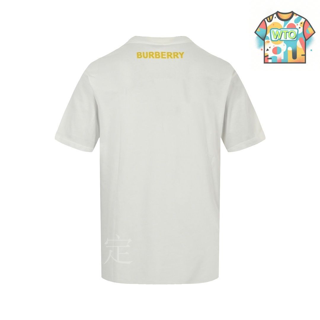 【BURBERRY】24SS最新作★ESS コットンTシャツ 今日特価】Burberry 24ss ショルダーホースプリント T シャツ
