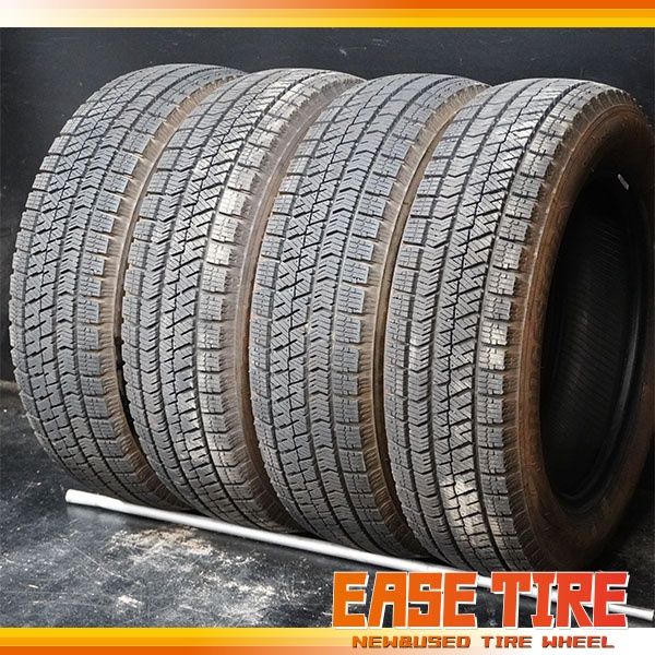 21年製 バリ山 ブリヂストン BLIZZAK VRX2 155 65R14 4本 スタッドレス ワゴンR タント スペーシア N-BOX等