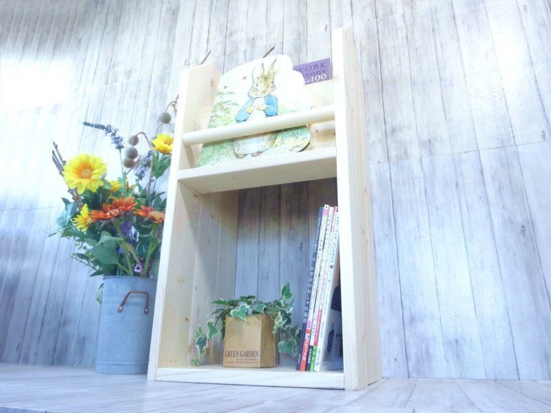 サイズ、デザインオーダー可！6段スリムキャビネット○シャビー