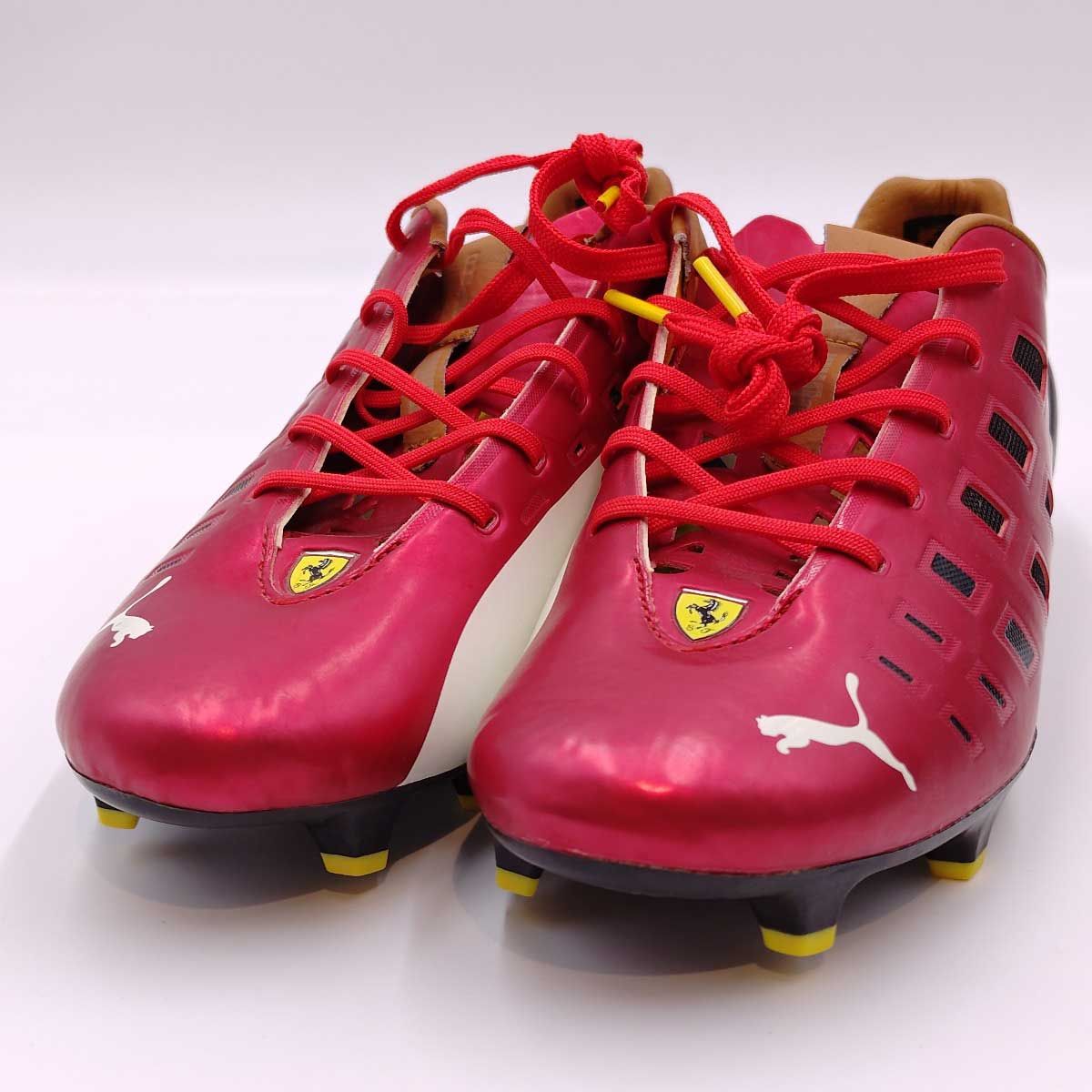 PUMA - プーマ サッカースパイク evoSPEED エヴォスピード 1.3 FG F947 LIMITED EDITION 26cm 103321-01 PUMA フェラーリモデル コラボ プーマ サッカースパイク evoSPEED エヴォスピード 1.3 FG F947