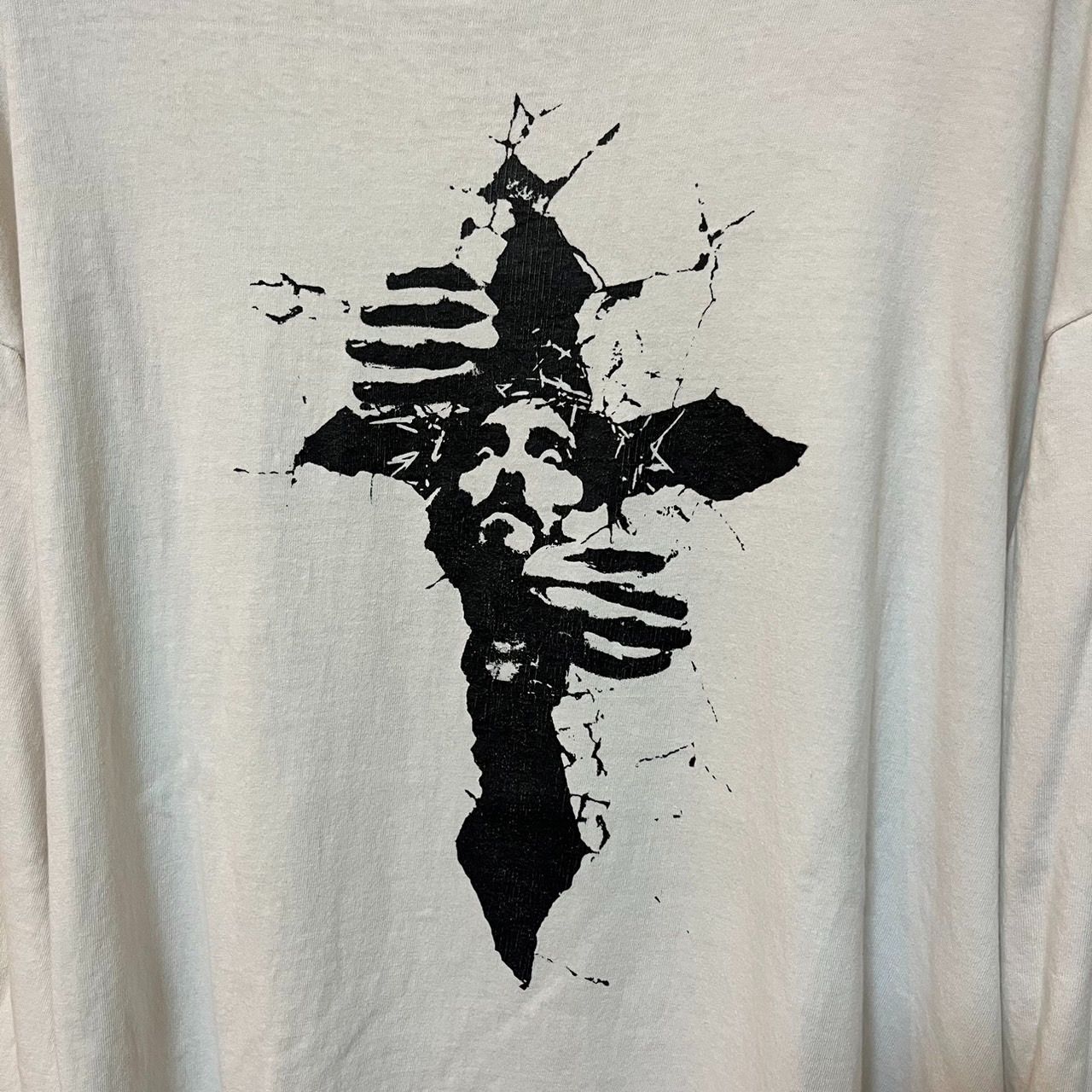 SAINT Mxxxxxx セントマイケル 22SS プリント ロンT Tシャツ XL