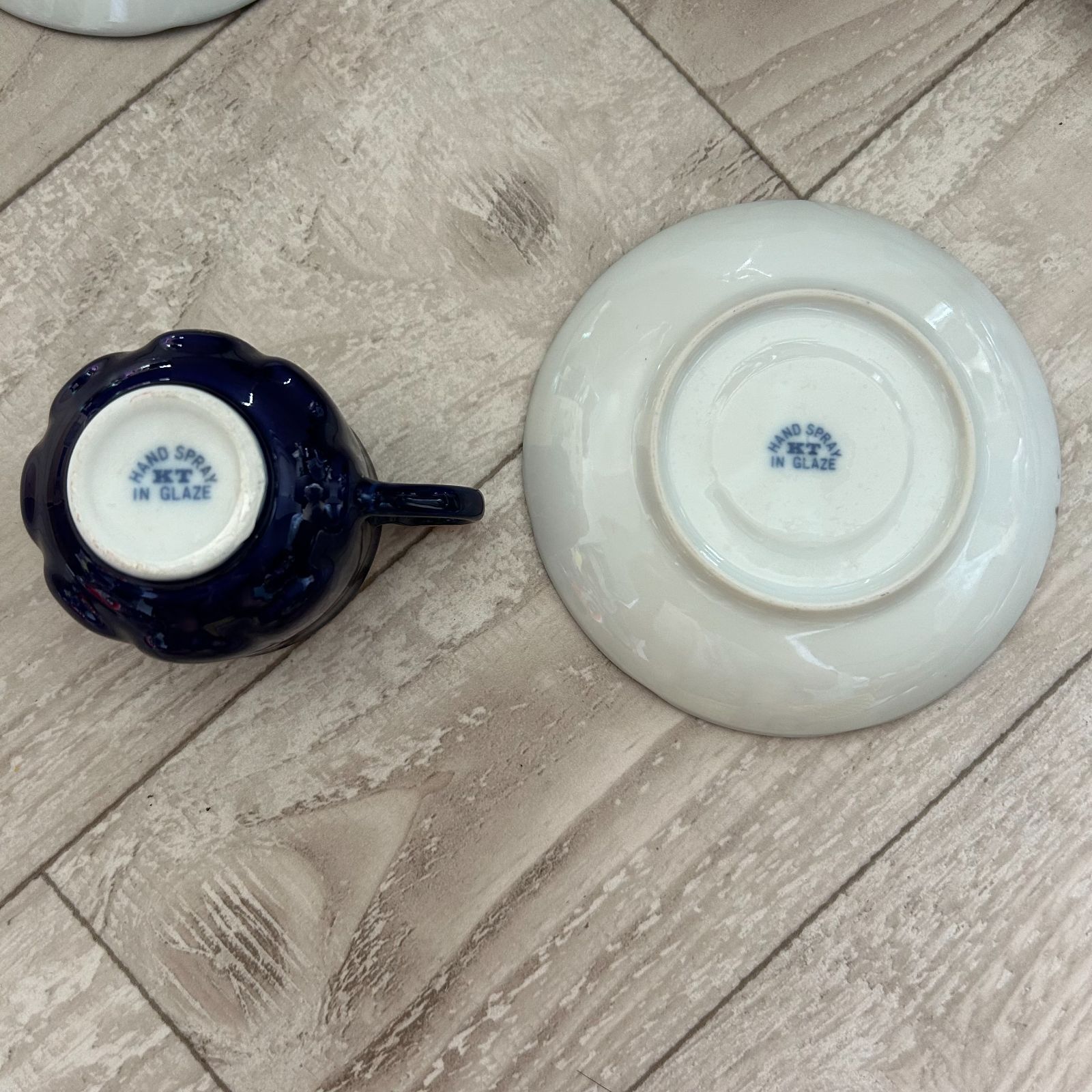 KT陶器 デミタスカップ カップ&ソーサー 5客 まとめセット HAND KT陶器 デミタスカップ カップ&ソーサー 5客 まとめセット HAND