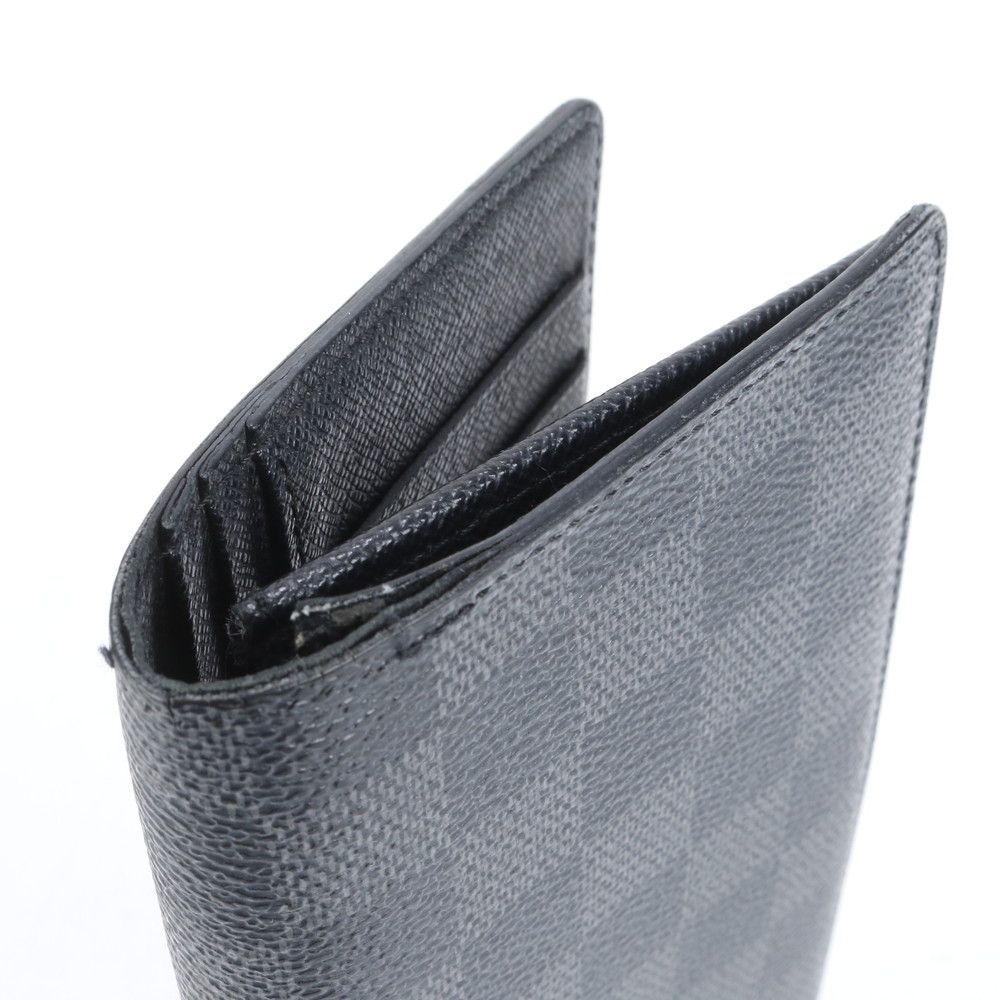 極美品 現行品 ダミエ グラフィット ポルトフォイユ ブラザ N62665