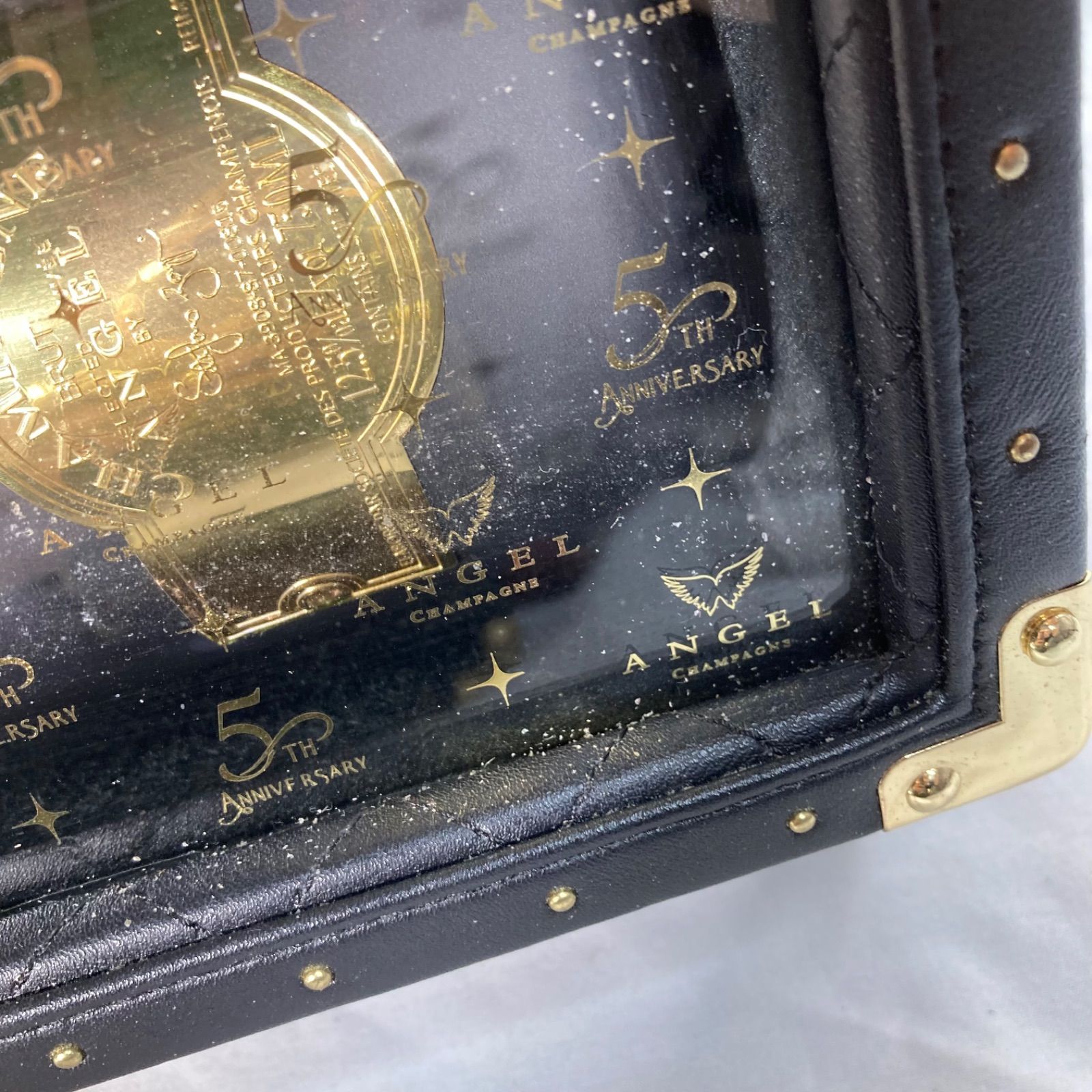 ⭐️【全国送料無料】エンジェル　シャンパン　空瓶5本　空箱13箱　セット　ブラック ⭐️【全国送料無料】エンジェル シャンパン 空瓶5本 空箱13箱