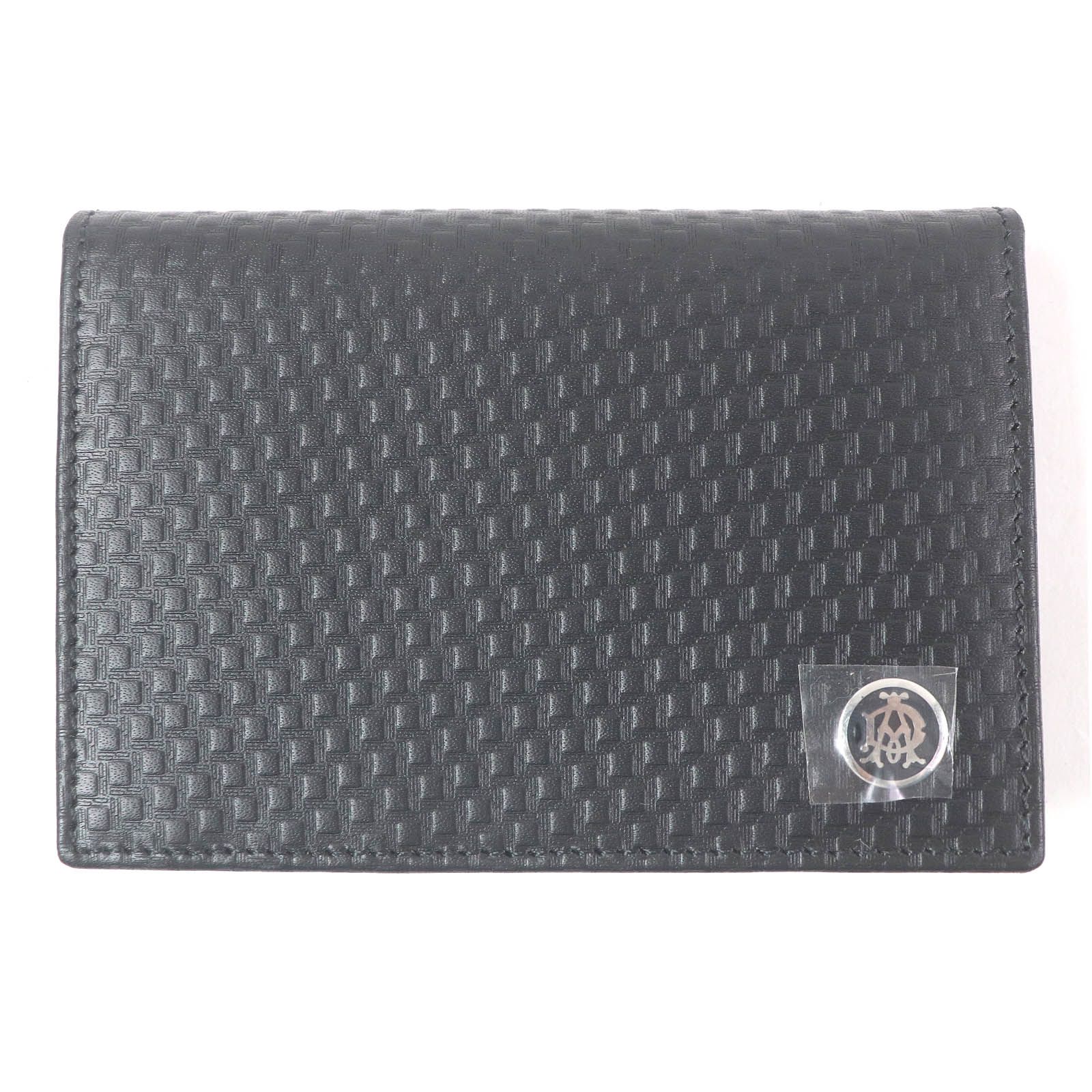 dunhill ダンヒル 名刺入れ カードケース ブラック 黒 レザー