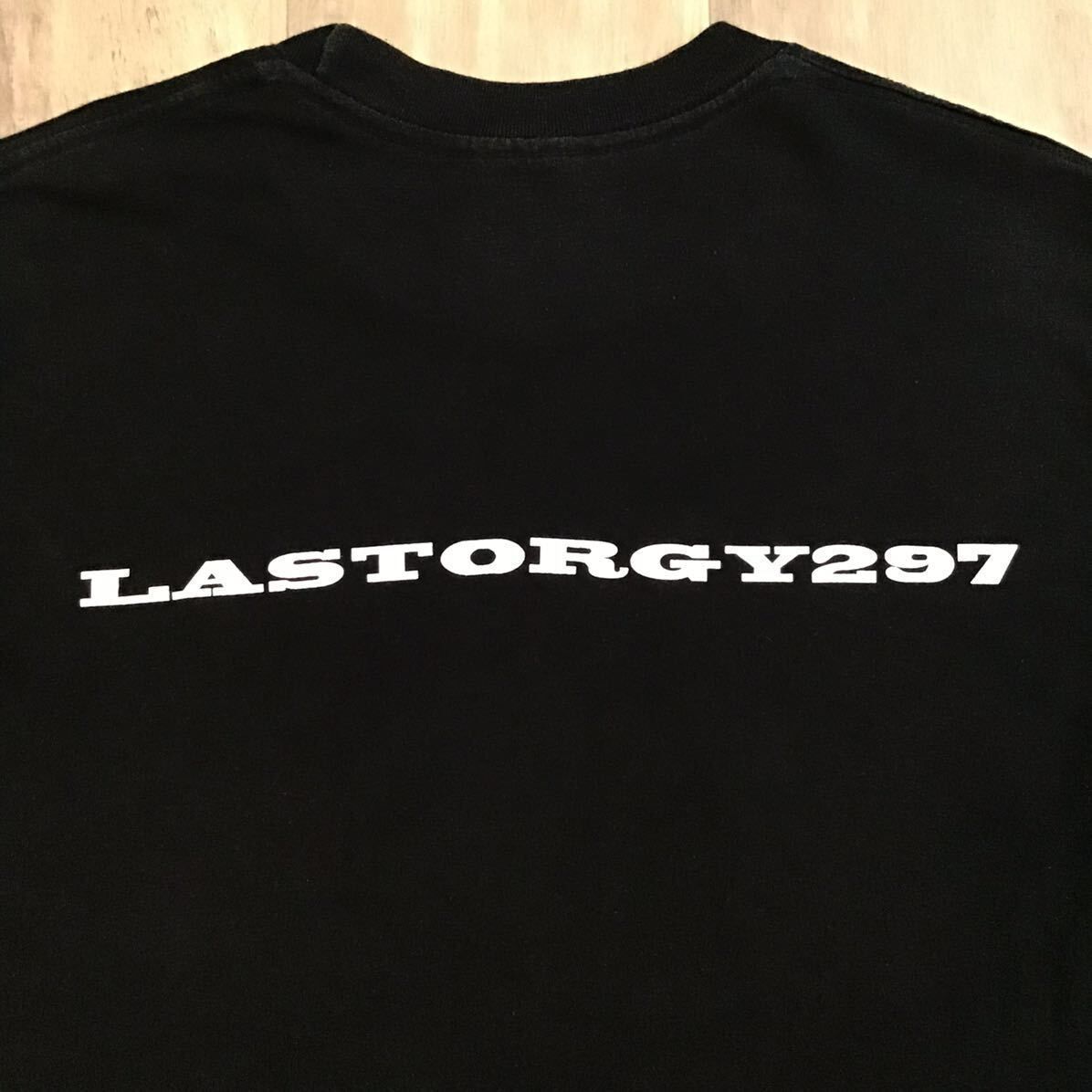 00s LAST ORGY 2 Tシャツ アンダーカバー エイプ ブラック L ☆超激レア☆ last orgy 2 Tシャツ M a bathing ape bape undercover