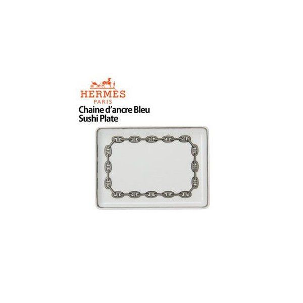 Hermes エルメス シェーヌダンクル プラチナ Chaine d ancre Platine スシプレート 皿 プラチナ 錨のチェーン|鎖柄 004189P HER-0019-000