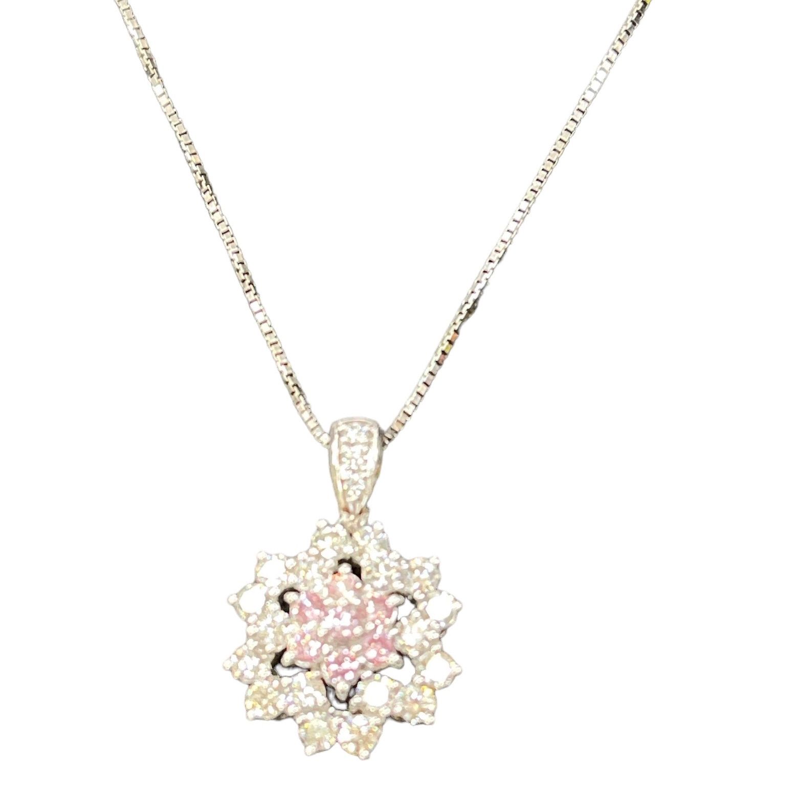 TASAKI 田崎 PT900 ピンクダイヤモンド ペンダントヘッド ネックレス