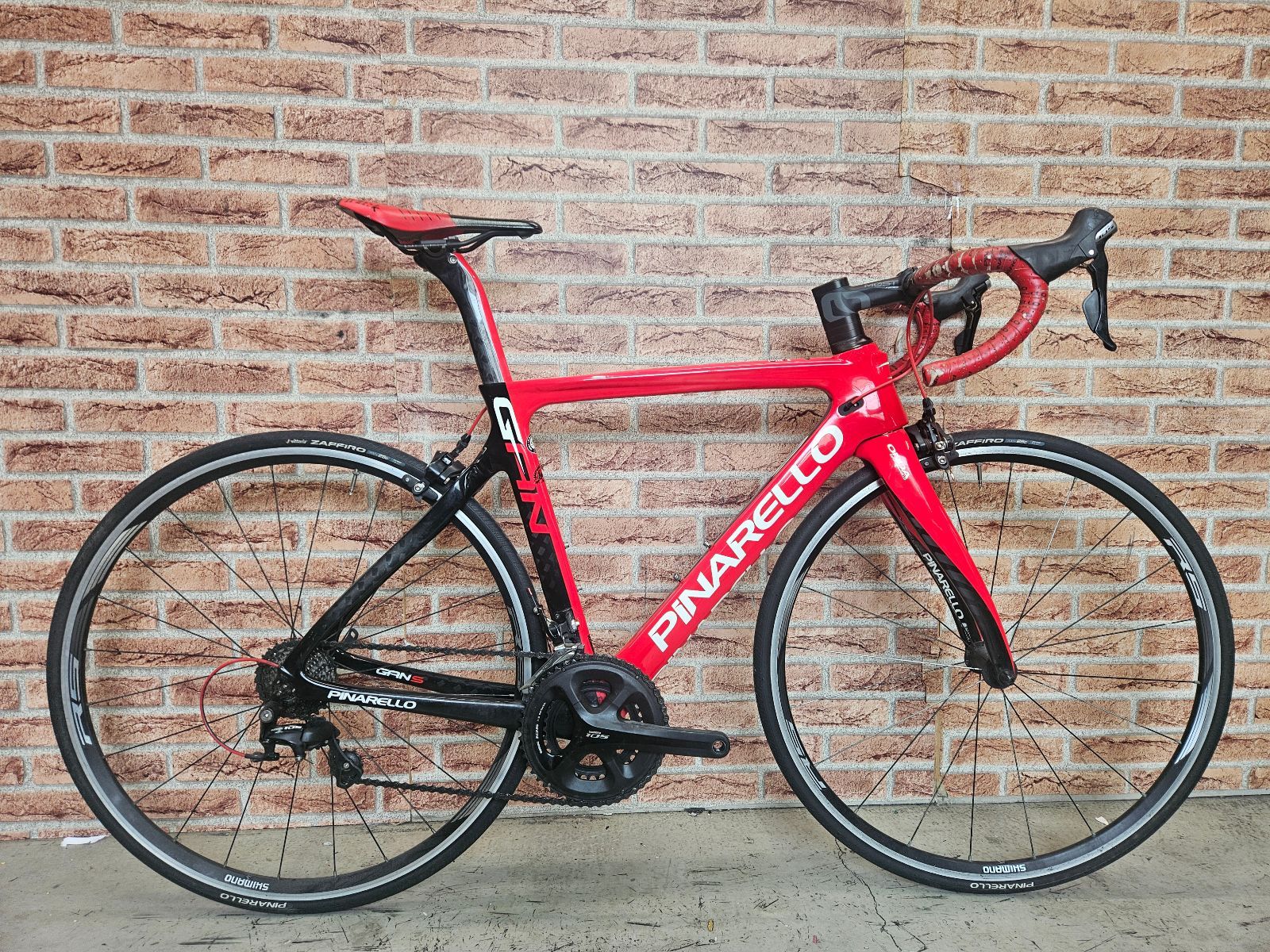西濃運輸 発送のみ PINARELLO GAN S 105 size 50 165-175cm 2017 ピナレロ ガン カーボン ロード 2×11 22段変速 T-1083
