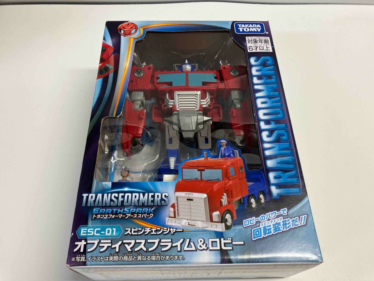 タカラトミー スピンチェンジャー オプティマスプライム&ロビー