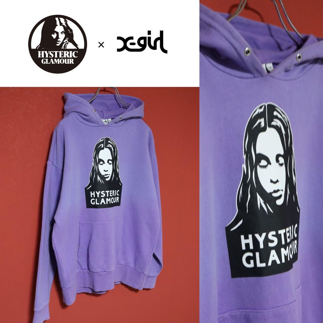 HYSTERIC GLAMOUR × X-girl コラボ プリント パーカー 【公式通販】