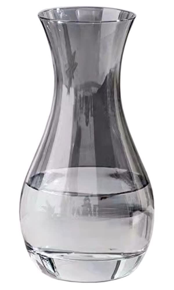 色: ブラック(グレー)】花瓶 おしゃれ 北欧 フラワーベース オーロラ ガラ
