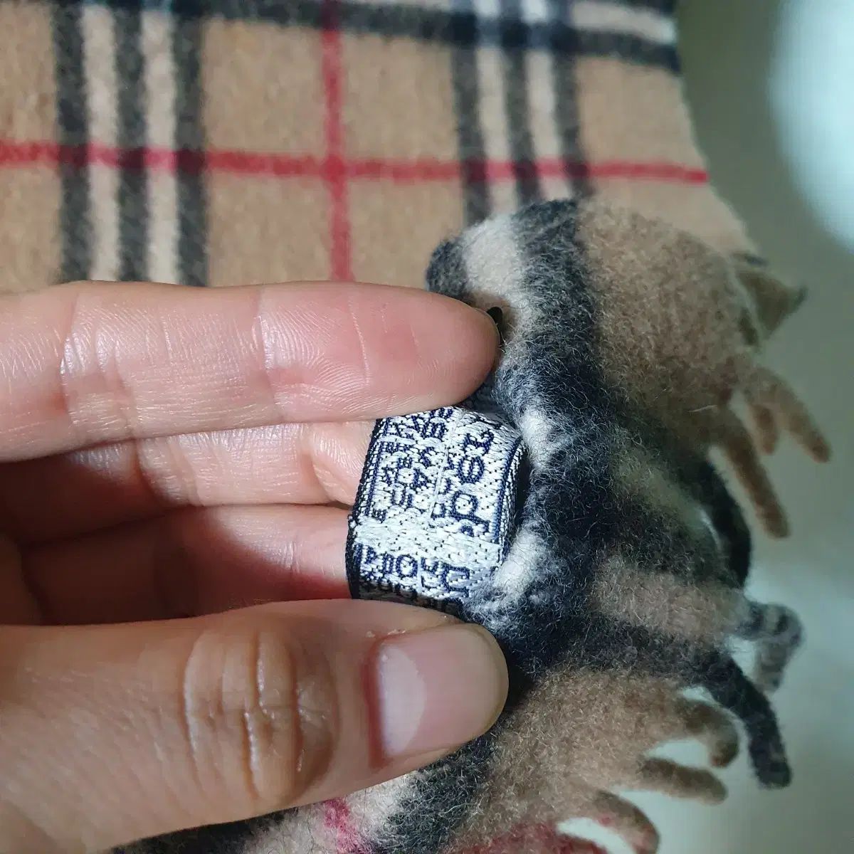 BURBERRY チェック柄 マフラー 100%ラムウール 新品 Burberry チェック