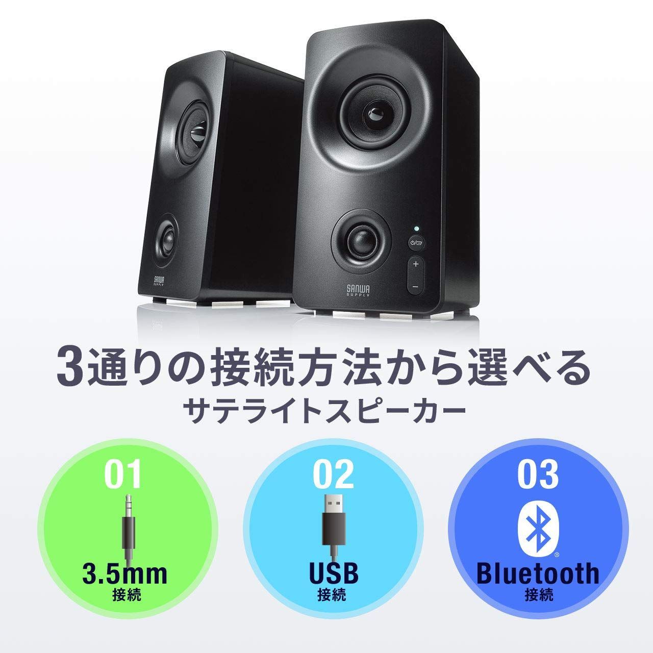 人気商品】無線 Bluetooth 有線スピーカー USB接続対応 スピーカー 3.5