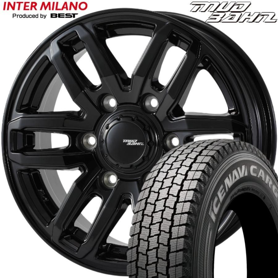 期間 スタッドレス ベスト MUDBAHN XR-620 マッドバーンXR620 15ｘ6.0 ＋33 6H 139.7 ブラック ｘ４本 製アイスナビカーゴ 195 80R15