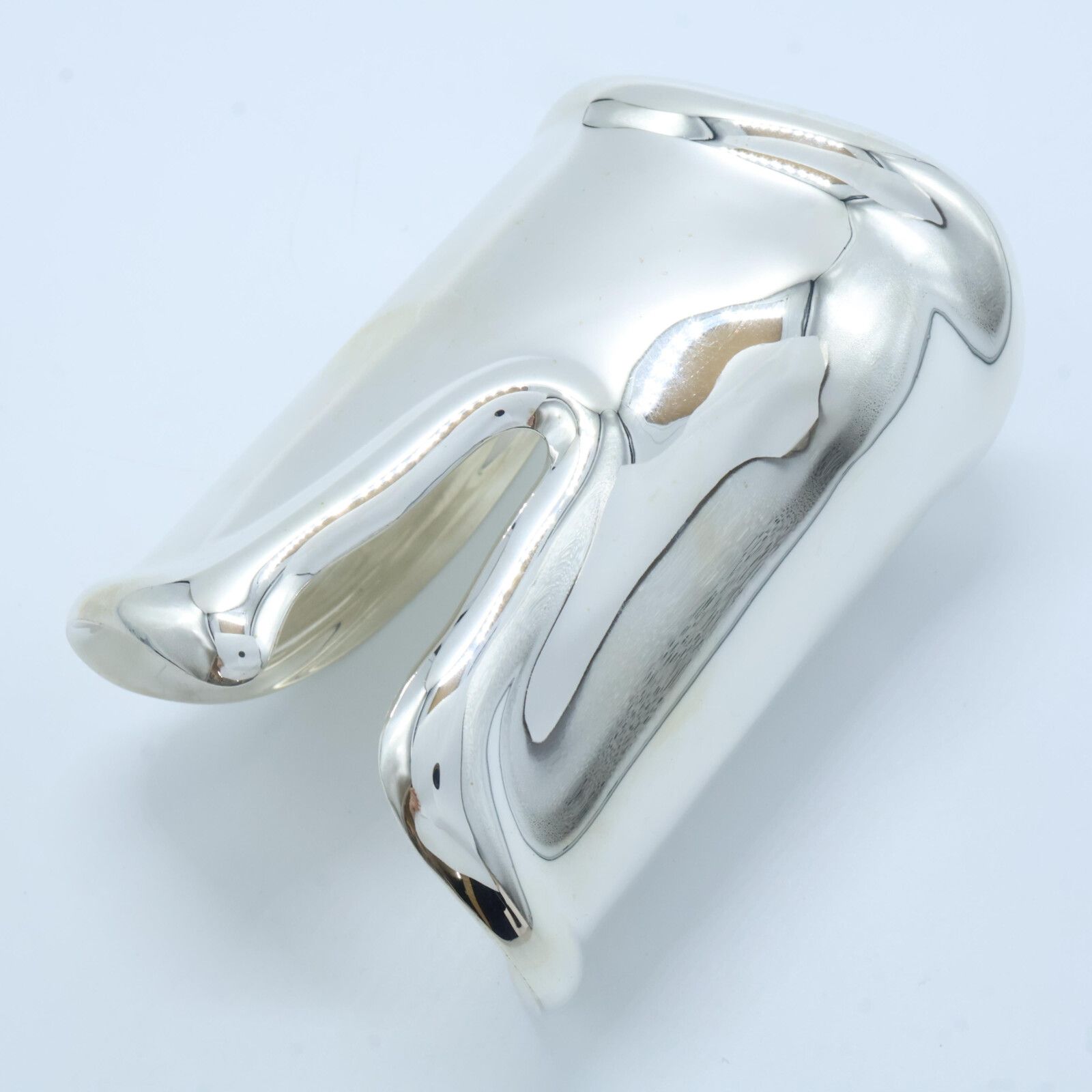 美品　ティファニー　ボーンカフ　Tiffany&Co. エルサ・ペレッティ エルサ・ペレッティ ボーン カフ バングル ミディアム 左手用