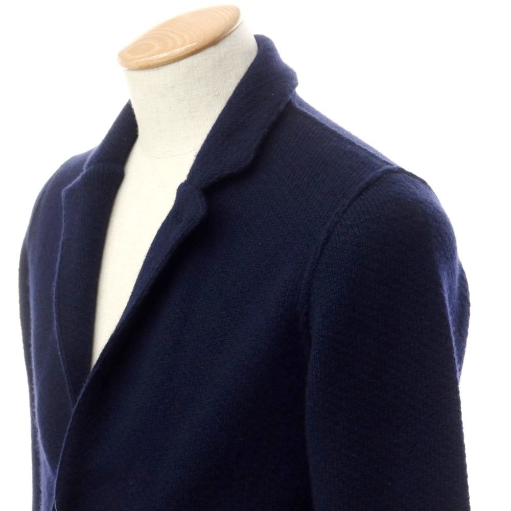 中古】ラルディーニ LARDINI ミドルゲージカシミヤ ニットジャケット 