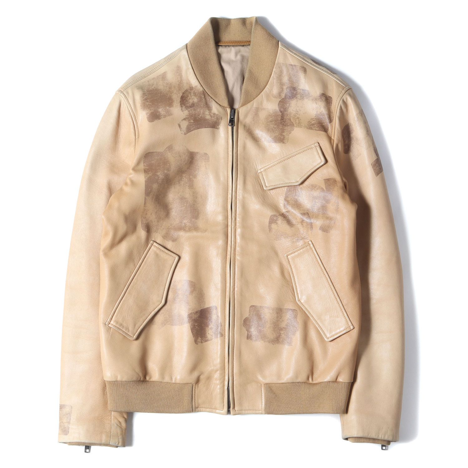 Maison Martin Margiela ラムレザージャケット　ここのえ Maison Martin Margiela ラムレザージャケットここのえ