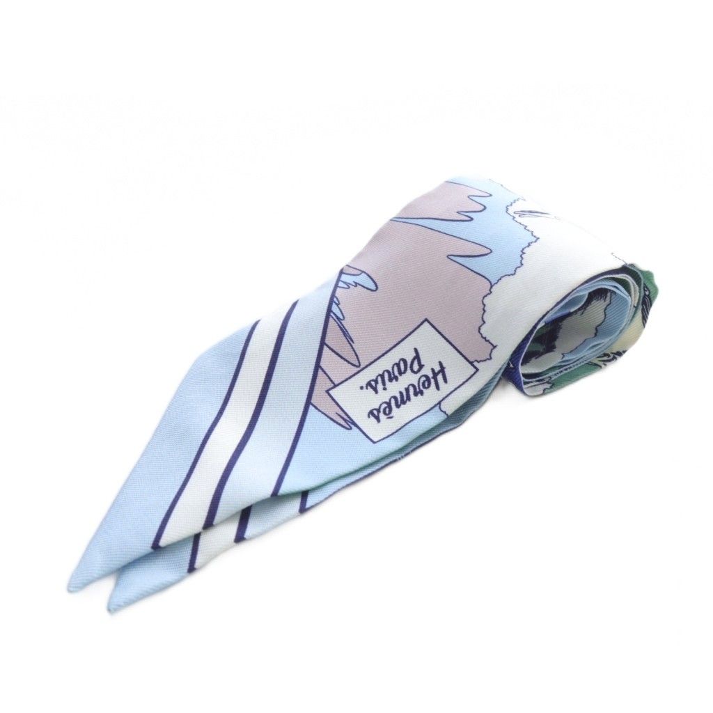 エルメス HERMES ツイリー WOW スカーフ 総柄 シルク マルチカラー  