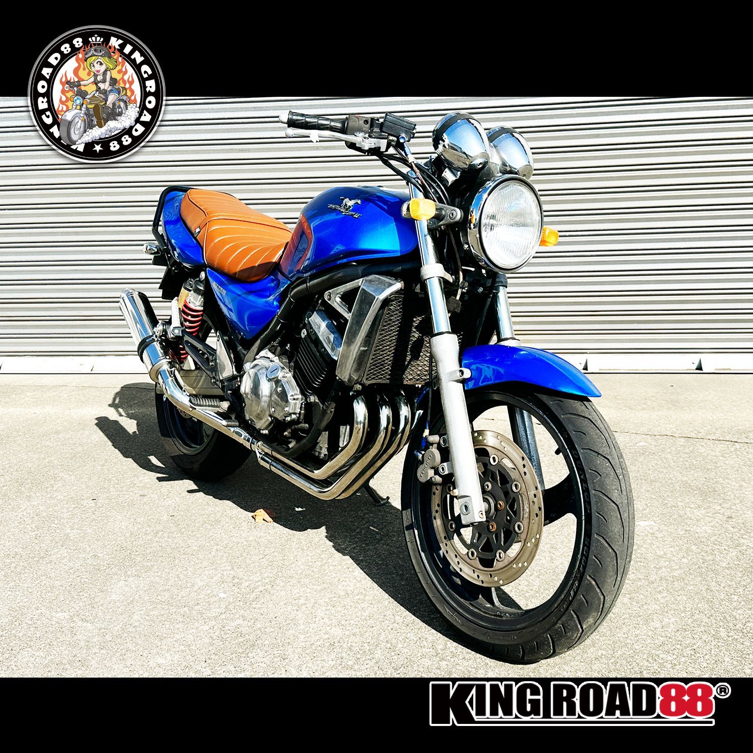 バリオス２型 シート 黒皮 / 250 GSX250FX 完成品 ZR250B-