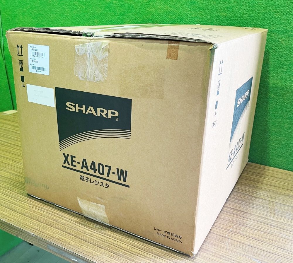 SHARP】シャープ 電子レジスター XE-A407 取説+ロール紙1巻セット