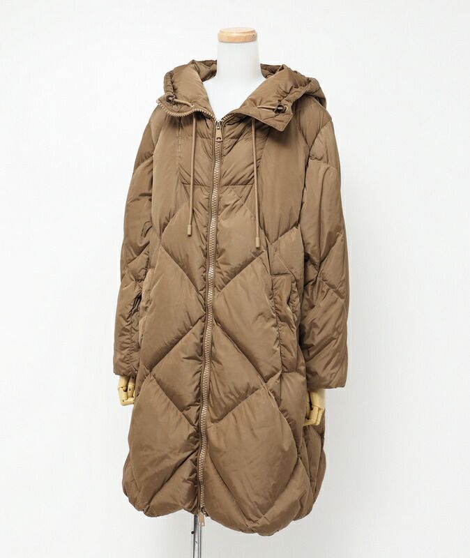 MaxMara ブラウン キルティング ダウンジャケット Weekend Max