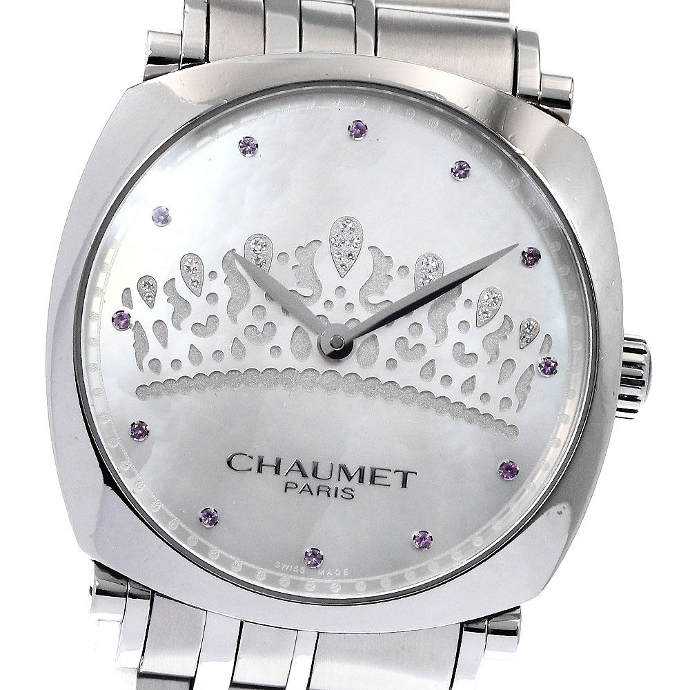 CHAUMET レディース時計ショーメダイヤモンド ショーメ CHAUMET レディースウォッチ スクエアタイプ ダイヤ