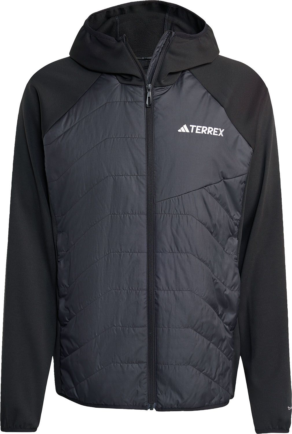 アディダス adidas アウトドア TERREX マルチ クライマウォーム インサレーテッド ハイブリッド フードジャケット KPQ89 JL5576 ブラック